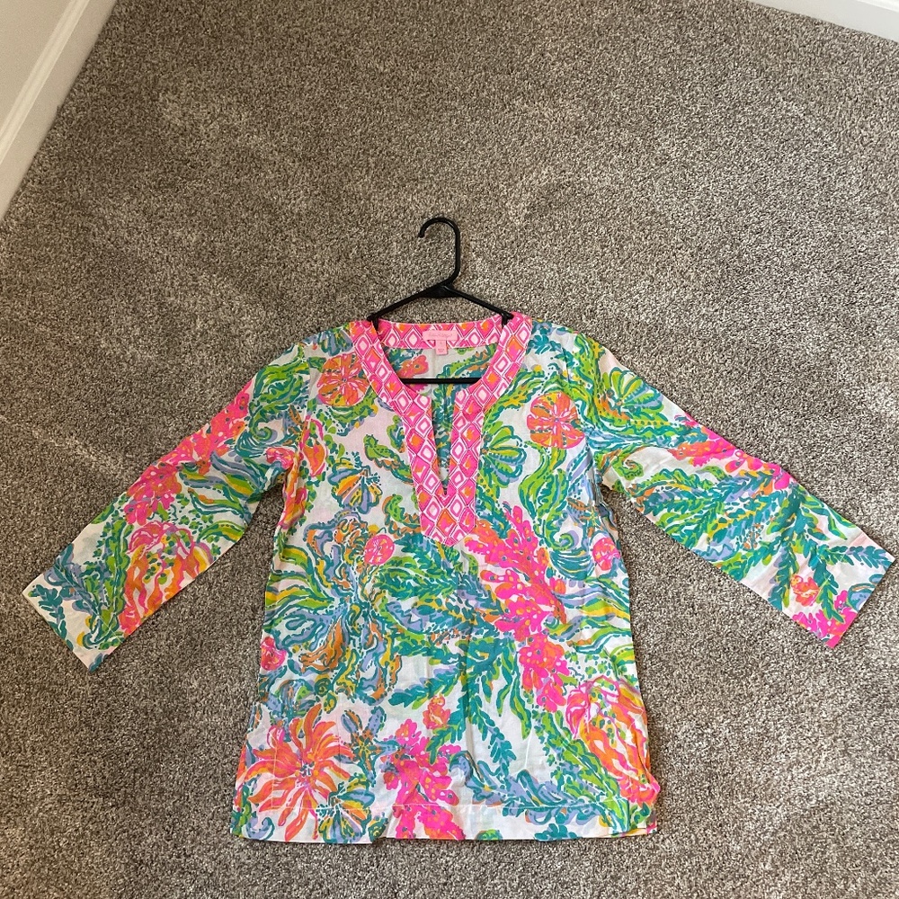 Lilly Pulitzer Amelia Island Casa Maria Tunic